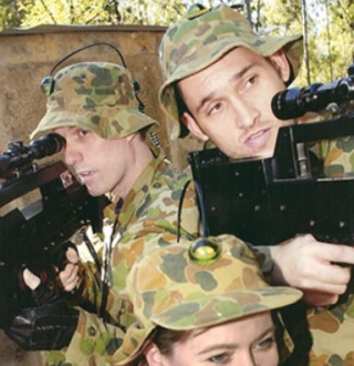 Laser tag war